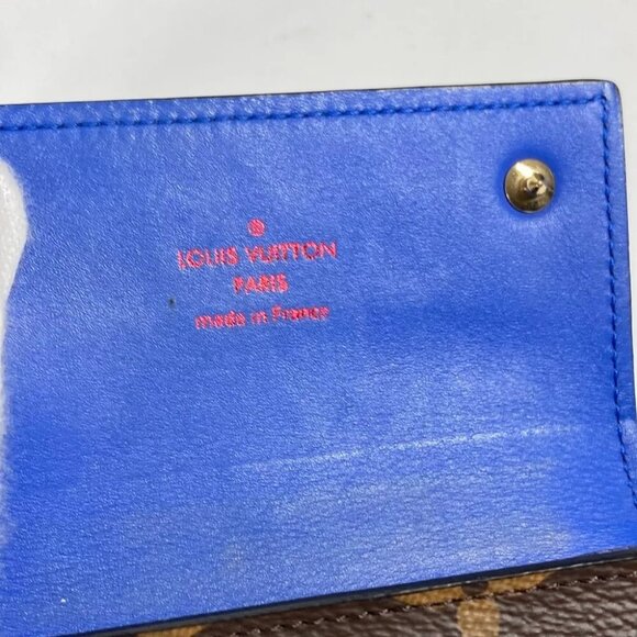 LOUIS VUITTON M63041 Monogram&Taiga Compact Wallet Folded wallet - Picture 13 of 16